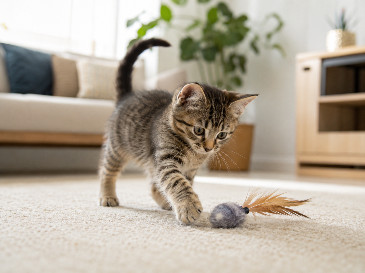 Feeding Shy Cats Without Standing Over the Bowl